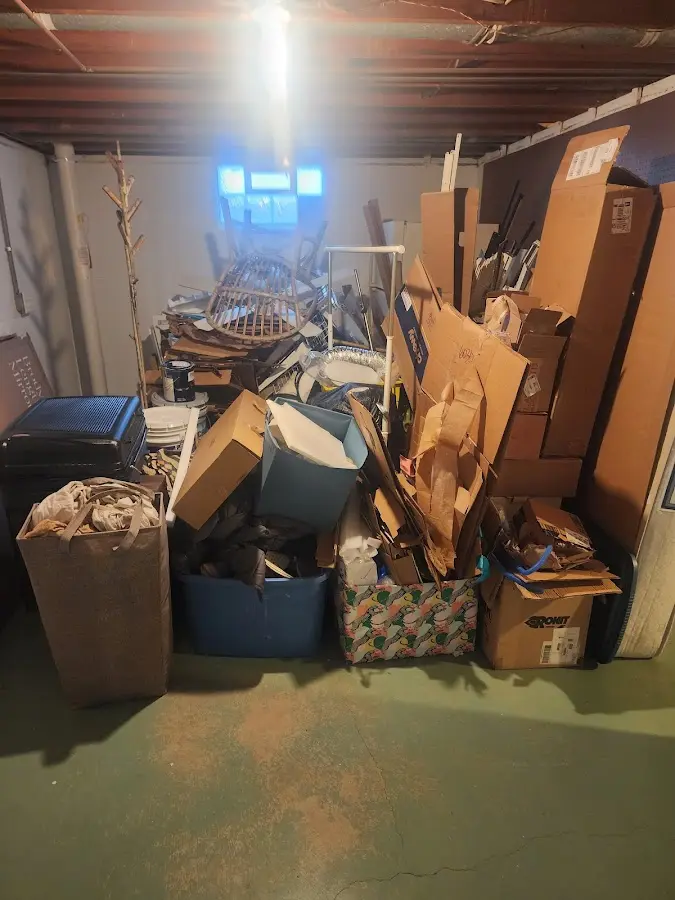 Roll-off dumpster container at job site for 8 Yard Dumpster Rental in La Joya